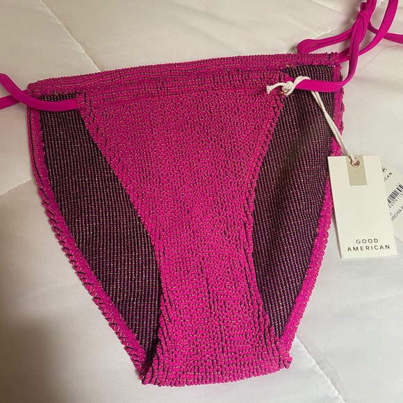 Good American Other - NWT Good American String Bikini Bottoms Pink Bathing suit